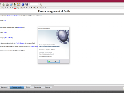 About Notesbrowser screen